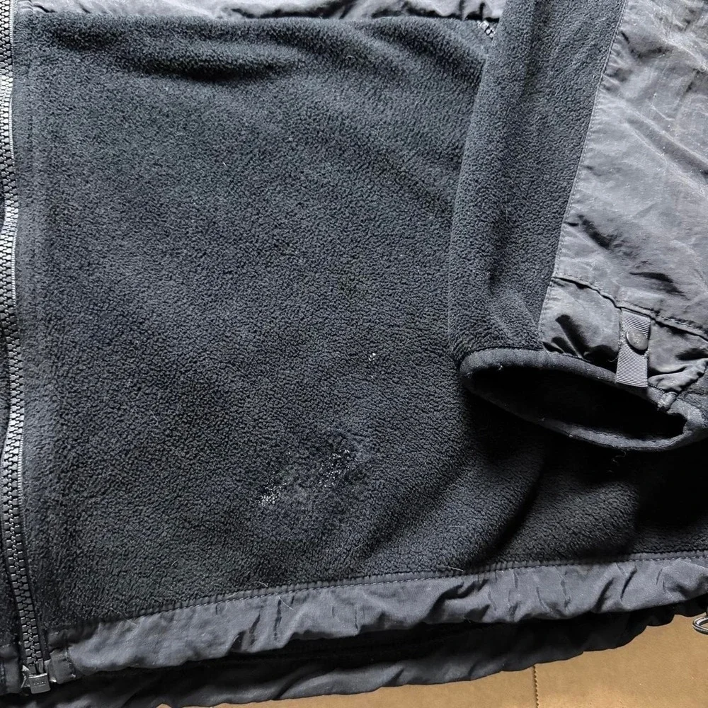 The North Face Black Grey Men's Denali Retro Fleece Jacket XXL